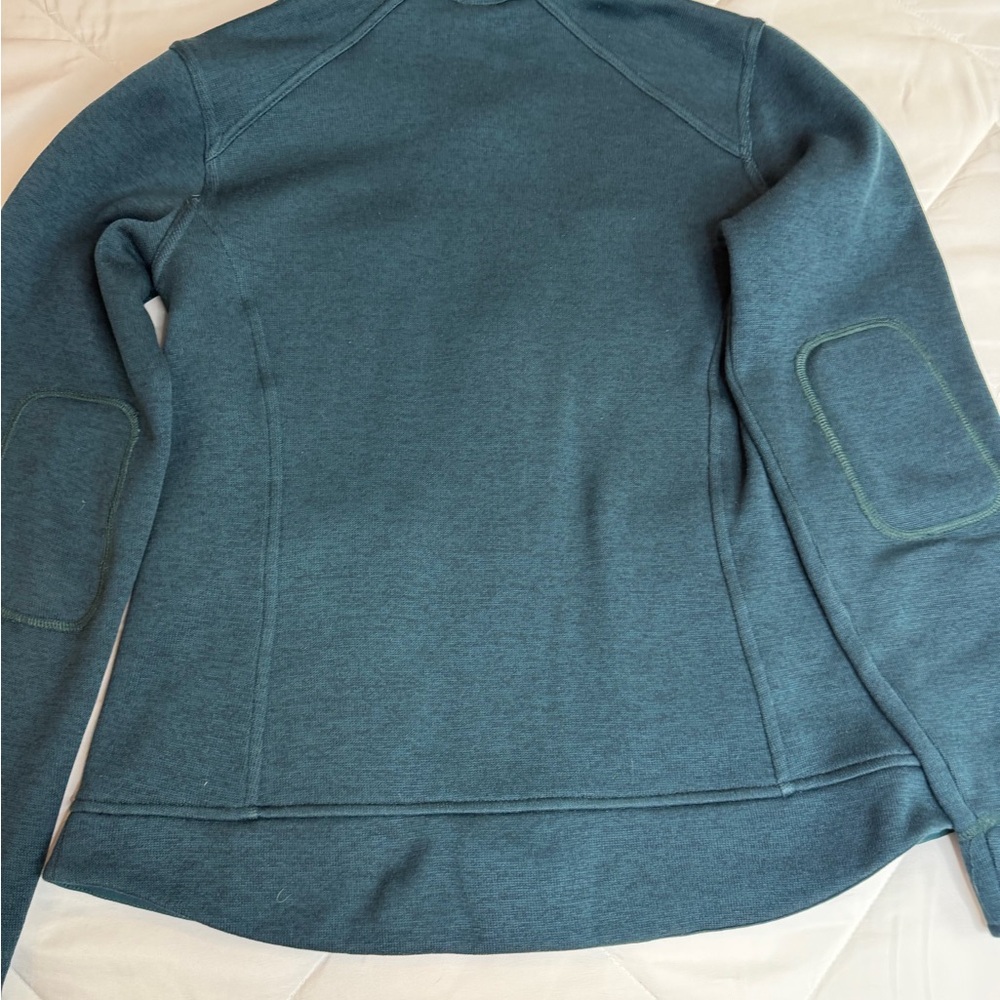 Patagonia Better Jacket Womens Medium Knit Fleece Blue Full Zip Pockets - Picture 6 of 9